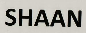 SHAAN (and logo) trademark logo