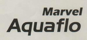 MARVEL AQUAFLO (and logo) trademark logo