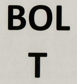BOLT (and logo) trademark logo