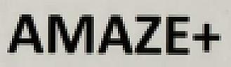 AMAZE + (and logo) trademark logo