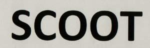 SCOOT (and logo) trademark logo