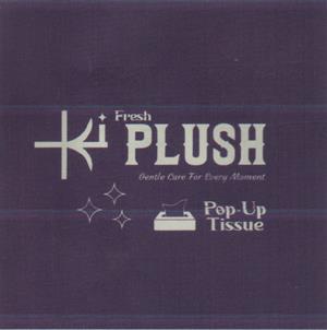 K I FRESH PLUSH POP UP TISSUE (and logo) trademark logo