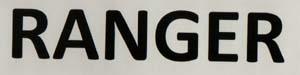 RANGER (and logo) trademark logo