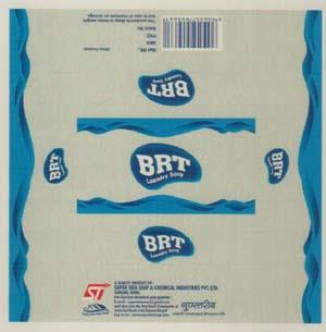BRT LAUNDRY SOAP (and logo) trademark logo