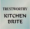 TRUSTWORTHY KITCHEN BRITE (and logo) trademark logo