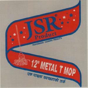 JSR PRODUCT 12" METAL T MOP (and logo) trademark logo