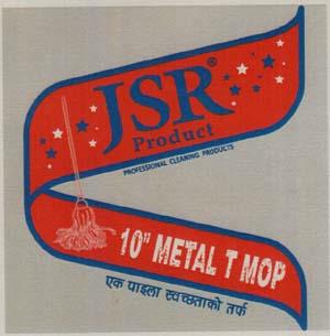 JSR PRODUCT 10" METAL T MOP (and logo) trademark logo