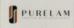 PURE LAM (and logo) trademark logo