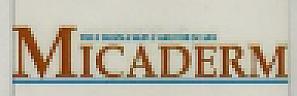 MICADERM (and logo) trademark logo