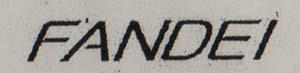 FANDEI (and logo) trademark logo