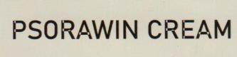 PSORAWIN CREAM (and logo) trademark logo