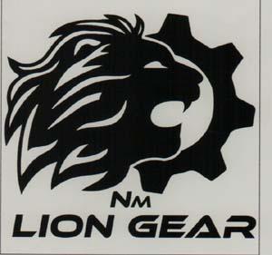 NM LION GEAR (and logo) trademark logo