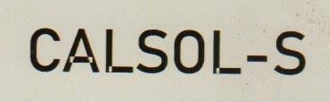 CALSOL-S (and logo) trademark logo