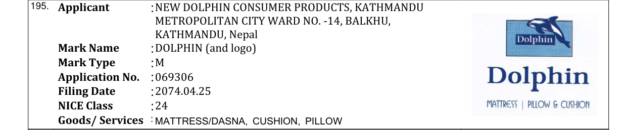 Original bulletin entry for DOLPHIN (and logo)