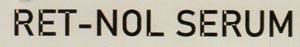 RET-NOL SERUM (and logo) trademark logo