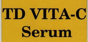TD VITA-C SERUM (and logo) trademark logo