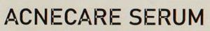 ACNECARE SERUM (and logo) trademark logo