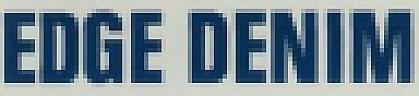 EDGE DENIM (and logo) trademark logo