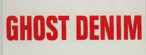 GHOST DENIM (and logo) trademark logo