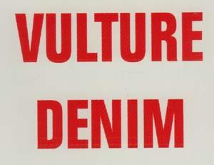 VULTURE DENIM (and logo) trademark logo