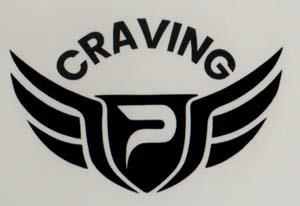 CRAVING (and logo) trademark logo