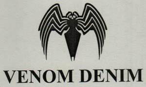 VENOM DENIM (and logo) trademark logo