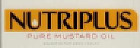 NUTRIPLUS PURE MUSTARD OIL (and logo) trademark logo