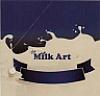 THE MILK ART (and logo) trademark logo