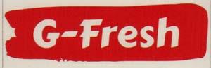 G-FRESH (and logo) trademark logo