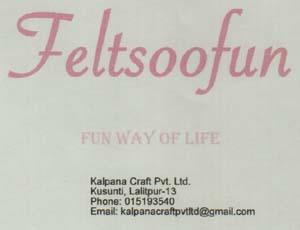 FELTSOOFUN (and logo) trademark logo