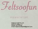 FELTSOOFUN (and logo) trademark logo
