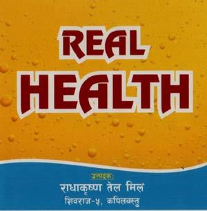 REAL HEALTH (and logo) trademark logo
