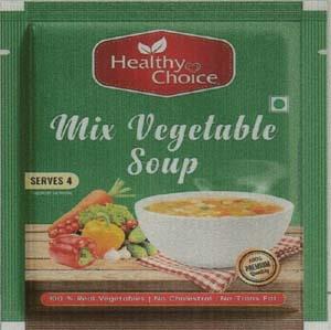 HEALTHY CHOICE MIX VEGETABLE SOUP (and logo) trademark logo