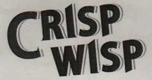 CRISP WISP (and logo) trademark logo