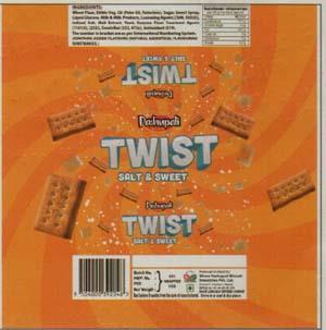 PASHUPATI TWIST SALT & SWEET (and logo) trademark logo