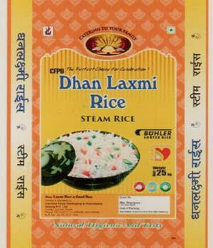 CFPU DHAN LAXMI RICE (and logo) trademark logo