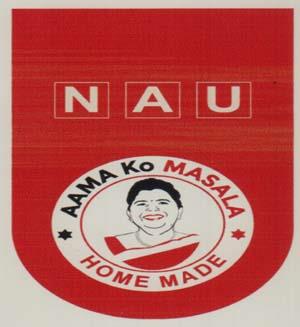 NAU AAMA KO MASALA (and logo) trademark logo