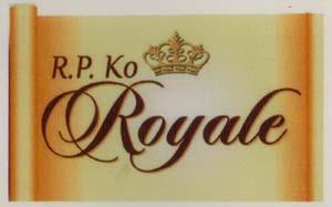 R.P. KO ROYALE (and logo) trademark logo