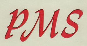 PMS (and logo) trademark logo