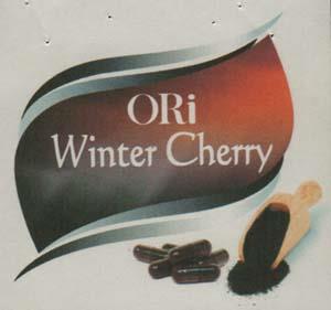 ORI WINTER CHERRY (and logo) trademark logo