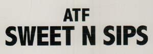 ATF SWEET N SIPS (and logo) trademark logo