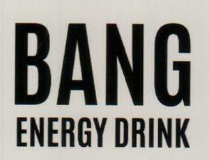 BANG ENERGY DRINK (and logo) trademark logo