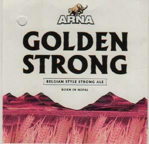 ARNA GOLDEN STRONG (and logo) trademark logo