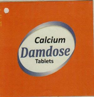 DAMDOSE (and logo) trademark logo
