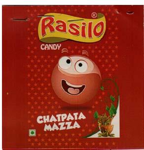 Rasilo candy (and logo) trademark logo