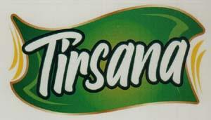 TIRSANA (and logo) trademark logo