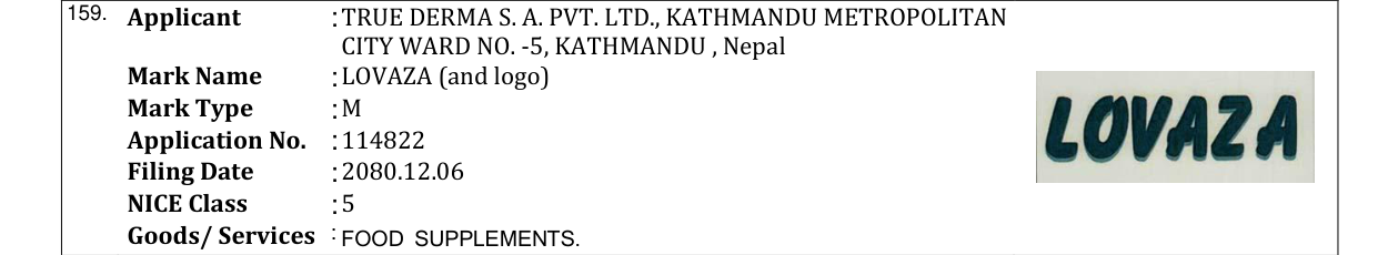 Original bulletin entry for LOVAZA (and logo)