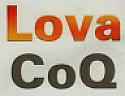 LOVA COQ (and logo) trademark logo