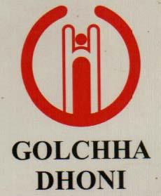 GOLCHHA DHONI (and logo) trademark logo