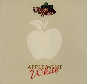 DIVINE WINES APPLE WINE WHITE (and logo) trademark logo